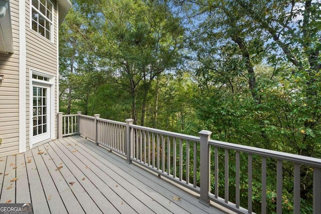 view of deck