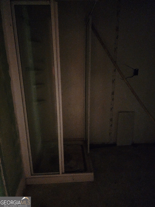 view of basement