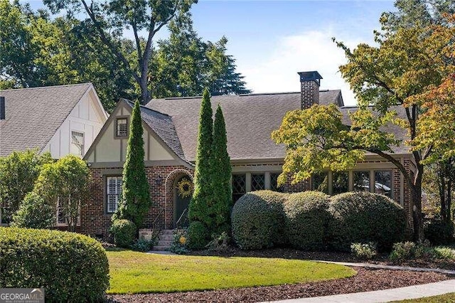 view of tudor house