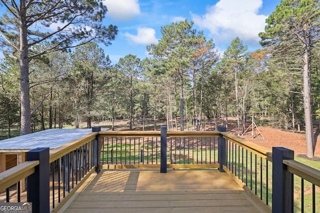 view of deck