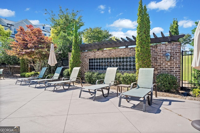 view of patio / terrace