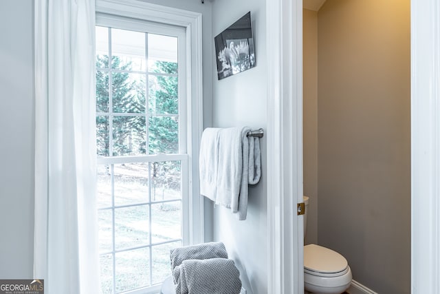 bathroom with toilet