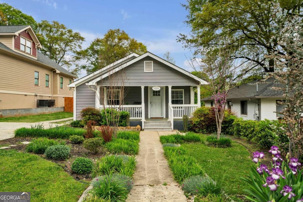 1331 Walker Ave, Atlanta, GA 30344 - bungalow-style house featuring covered porch