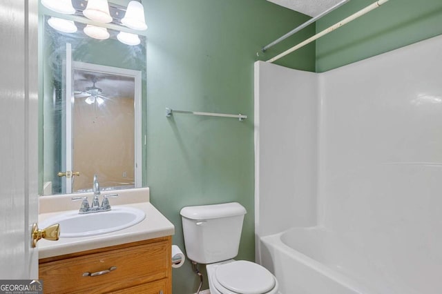 3127 Fields Dr, Stonecrest, GA 30038 - bathroom featuring vanity and  shower combination