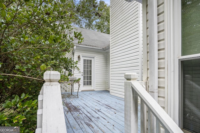 2797 Club Forest Dr, Conyers, GA 30013 - view of wooden terrace