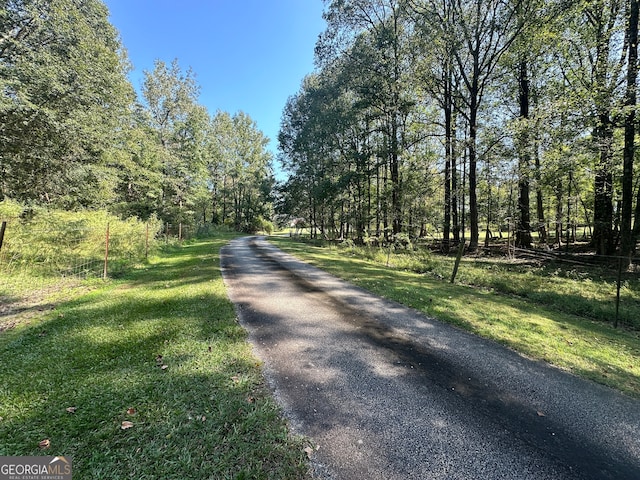 view of road