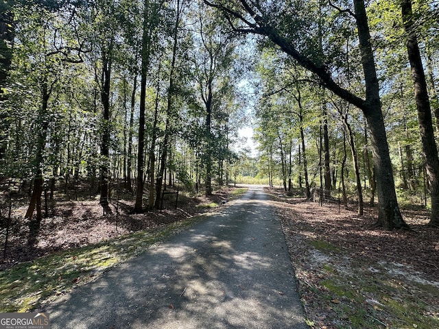 view of road