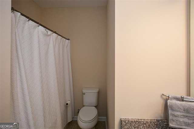 bathroom with toilet