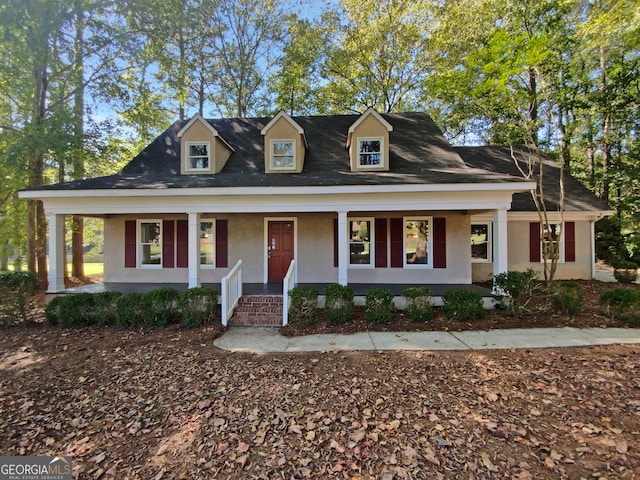 view of front of house with a porch