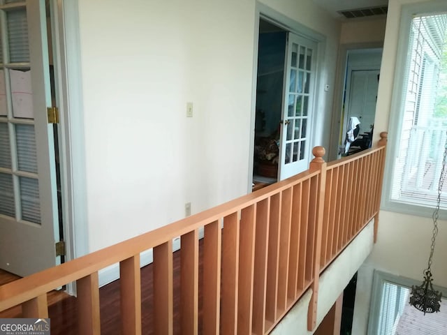 interior space featuring hardwood / wood-style floors