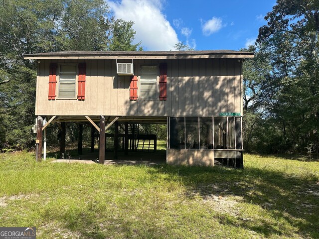 view of back of property