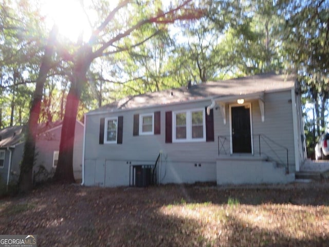 view of ranch-style house