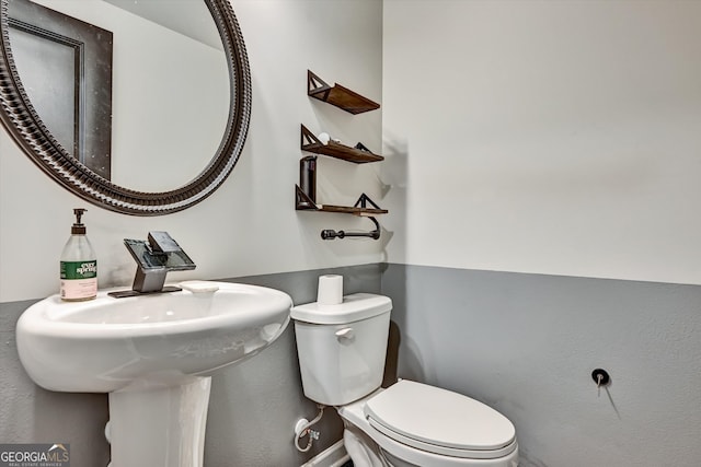 bathroom with toilet