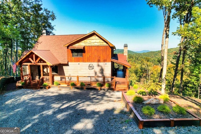 view of front of house featuring a porch