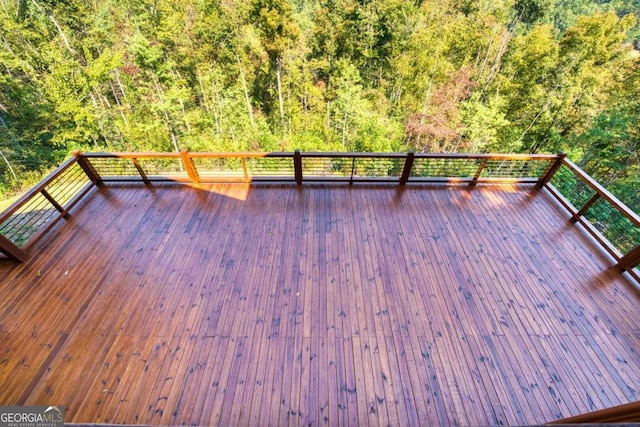 view of deck