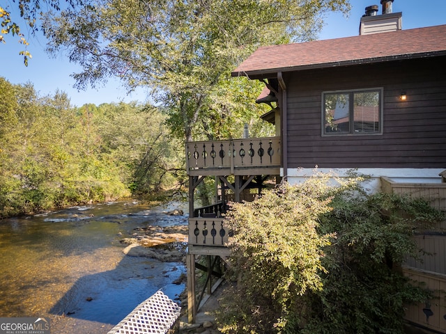 details featuring a water view