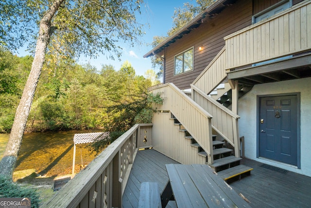 view of deck