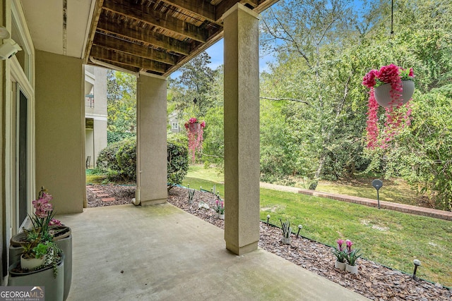 view of patio