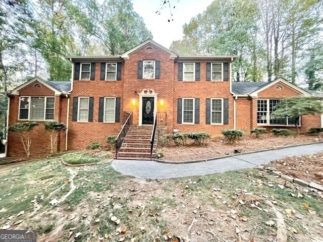 view of colonial home