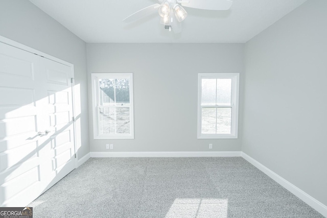 133 Amanda Trce, Kingsland, GA 31548 - unfurnished room featuring a ceiling fan and carpet flooring