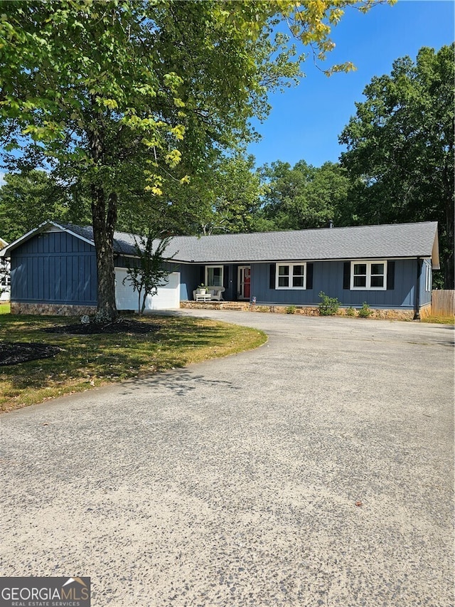 view of ranch-style house