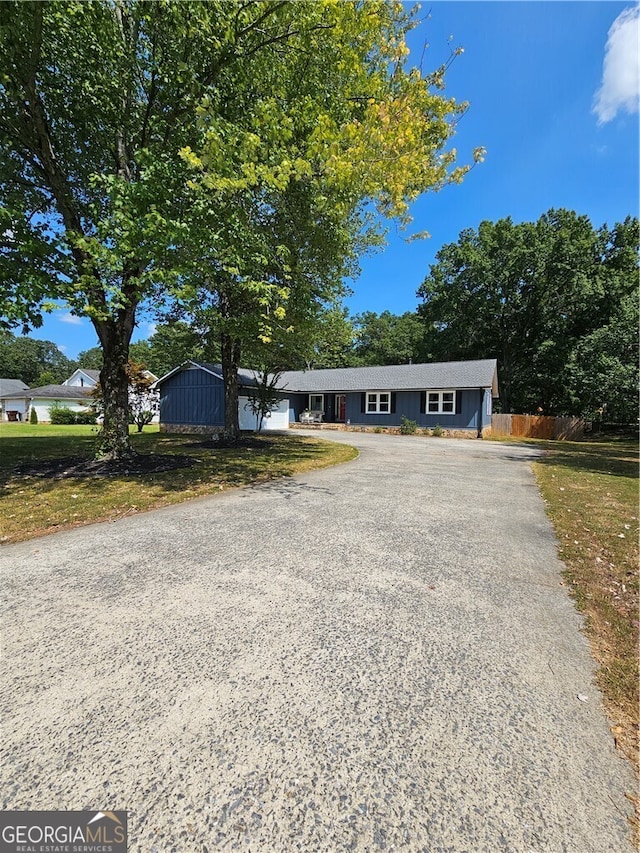 view of ranch-style house