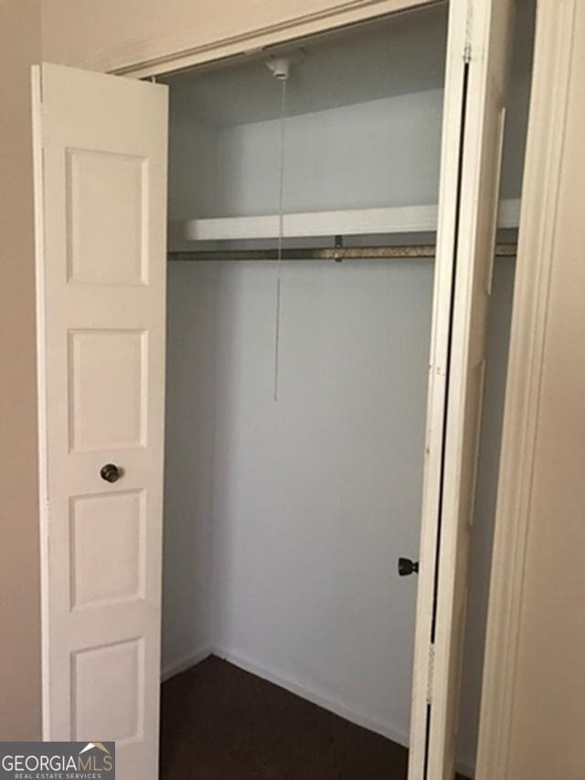 view of closet