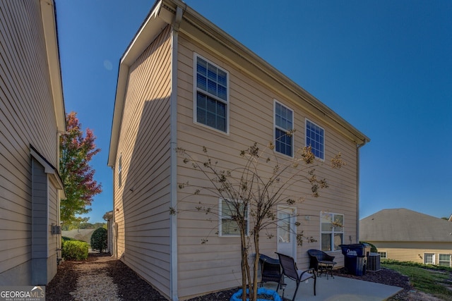 rear view of house with a patio area