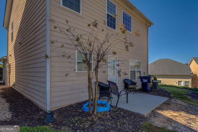 back of property featuring a patio area