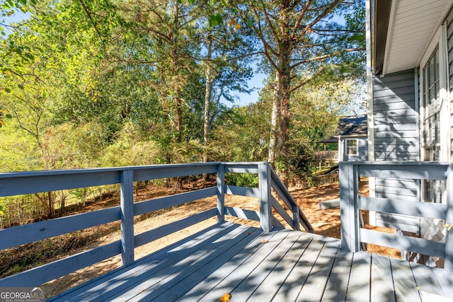 view of deck