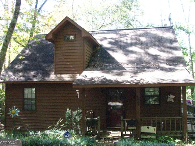 view of rear view of house