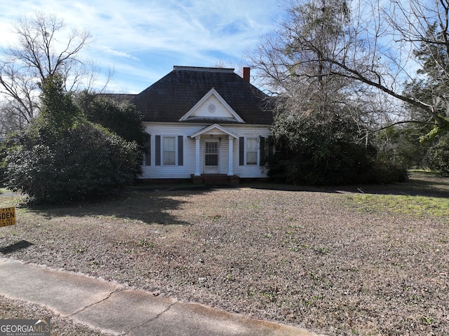 view of front of house