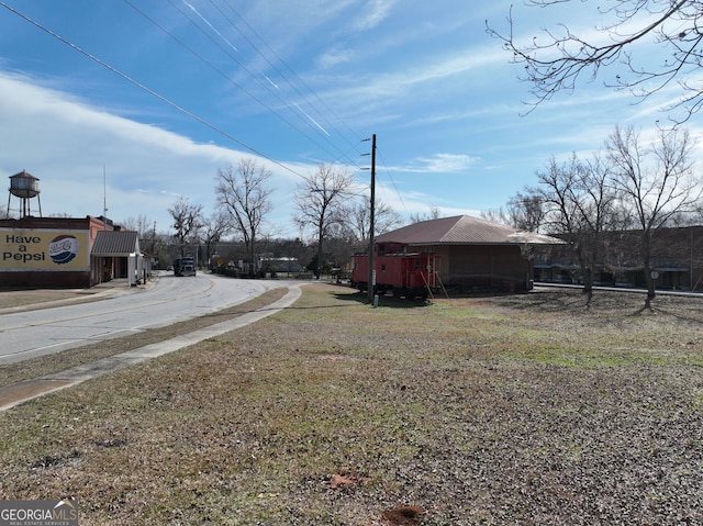 view of road