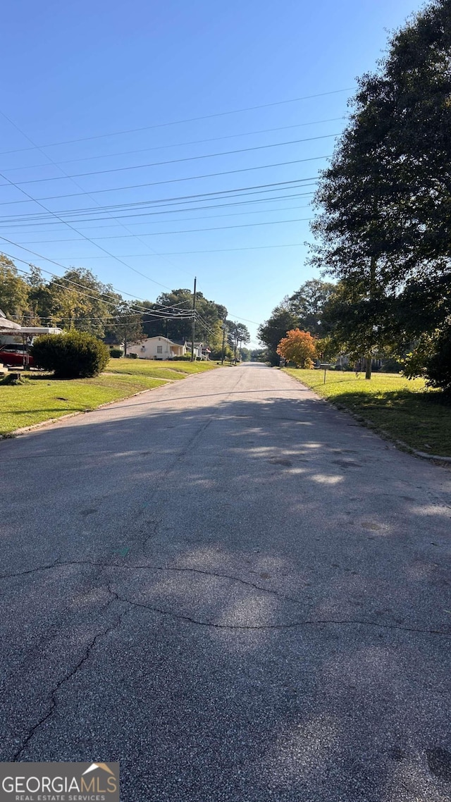 view of road