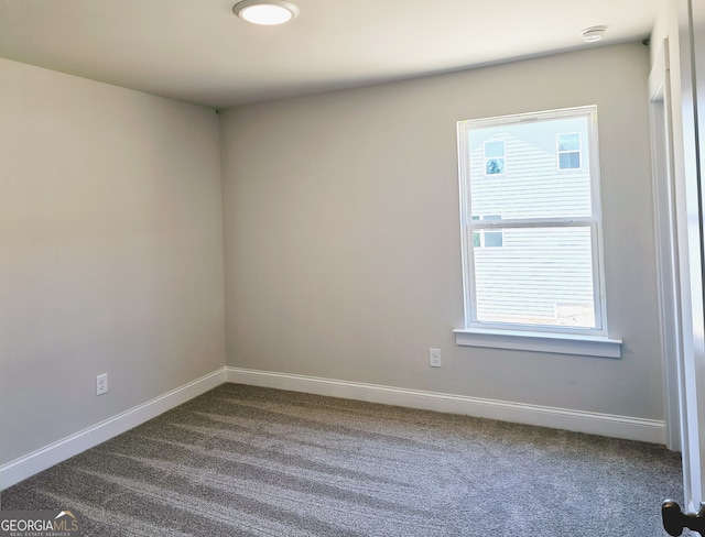 empty room with carpet flooring and a healthy amount of sunlight