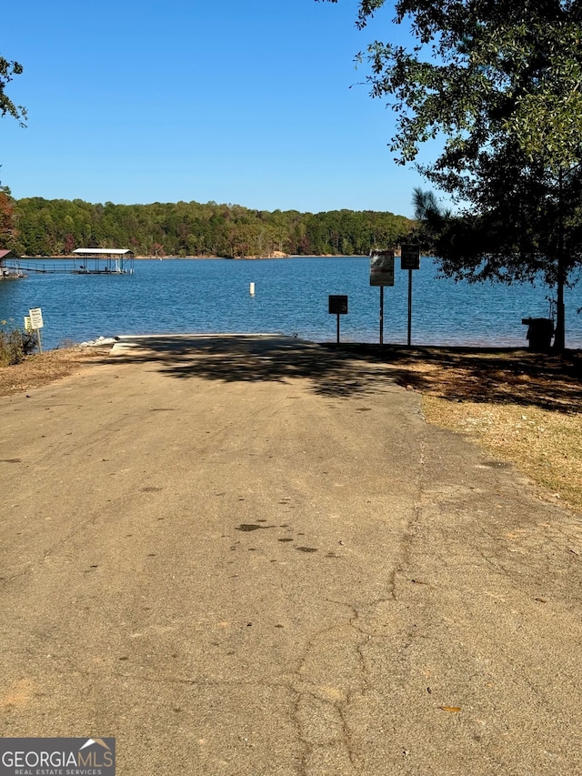 property view of water