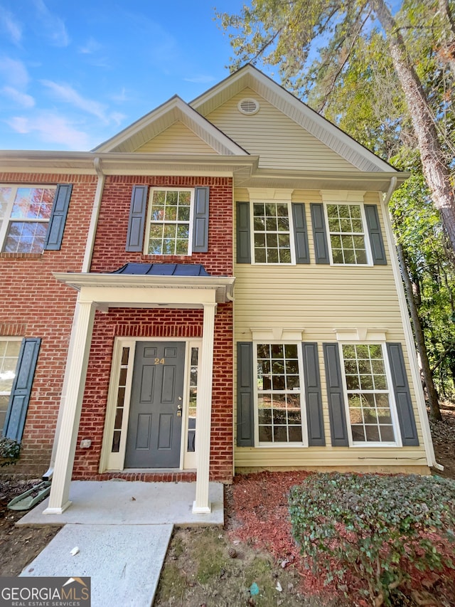 multi unit property with covered porch