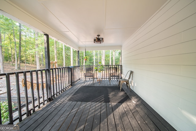 view of deck