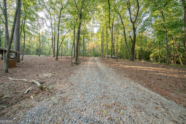 view of road