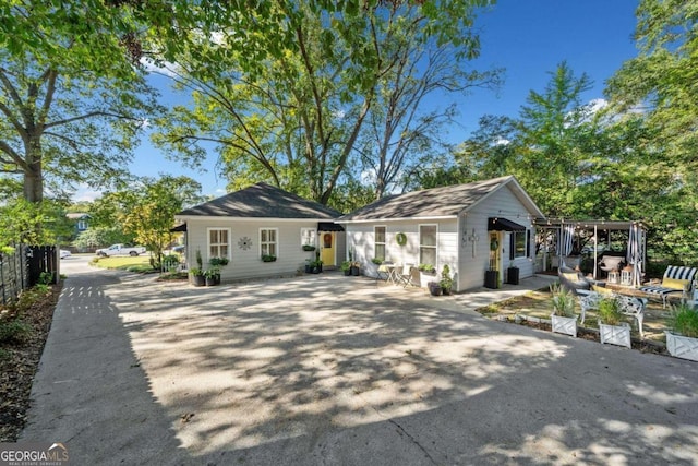 view of ranch-style home