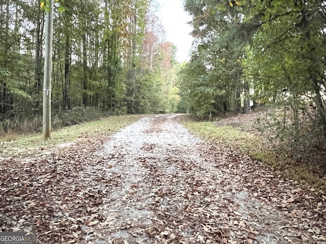 view of road