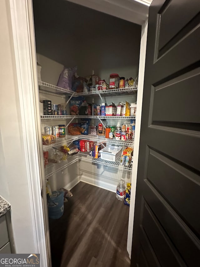 view of pantry