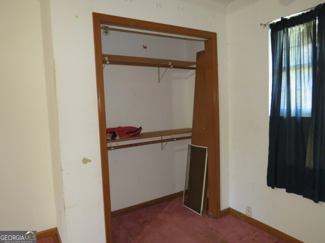 view of closet