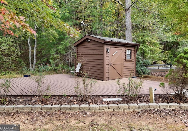 view of outbuilding