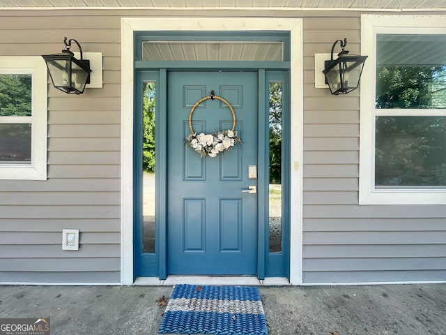 view of property entrance