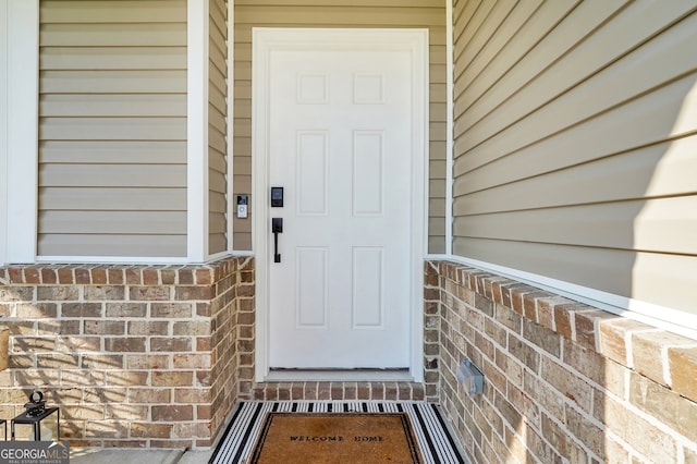 22 Allston Ln, Savannah, GA 31407 - property entrance featuring brick siding