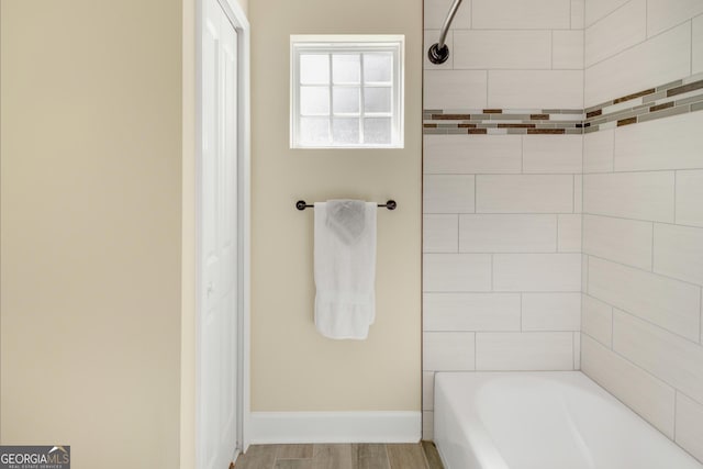 233 Cardinal Cir W, Saint Marys, GA 31558 - full bathroom with baseboards and wood finished floors