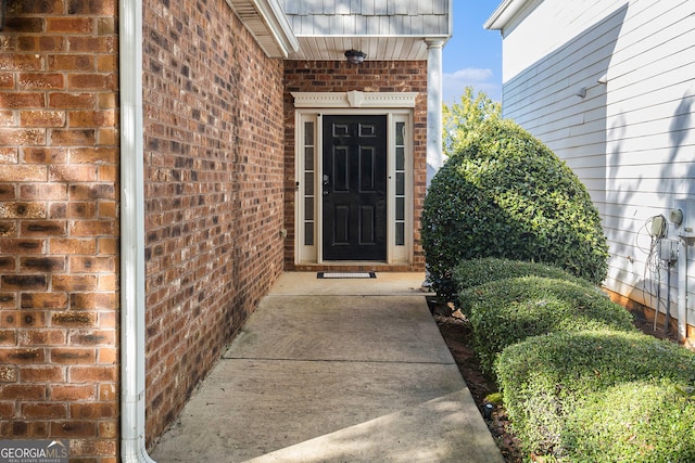 view of entrance to property