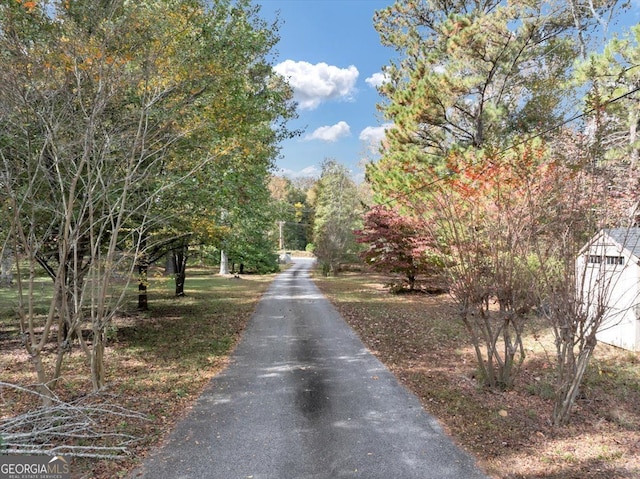 view of road