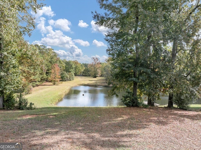 property view of water